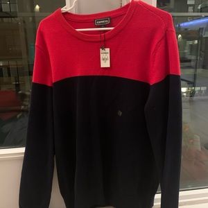 Express Two-toned sweater mens size L new with tags!